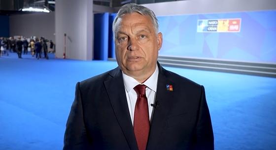 Orbán a NATO-csúcsról is a propaganda-szlogenekkel jelentkezett be