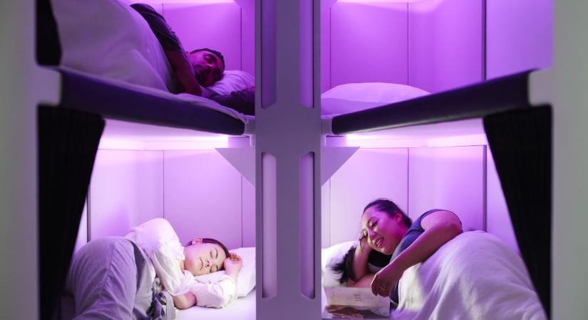 Emeletes ágyat kap a turistaosztály egy légitársaságnál