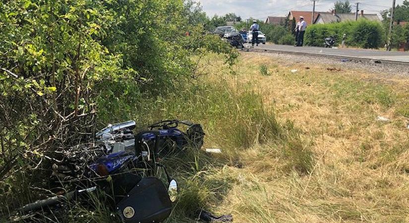 Püspökladányi baleset: válságos állapotban kezelik Debrecenben a másik motorost – fotókkal