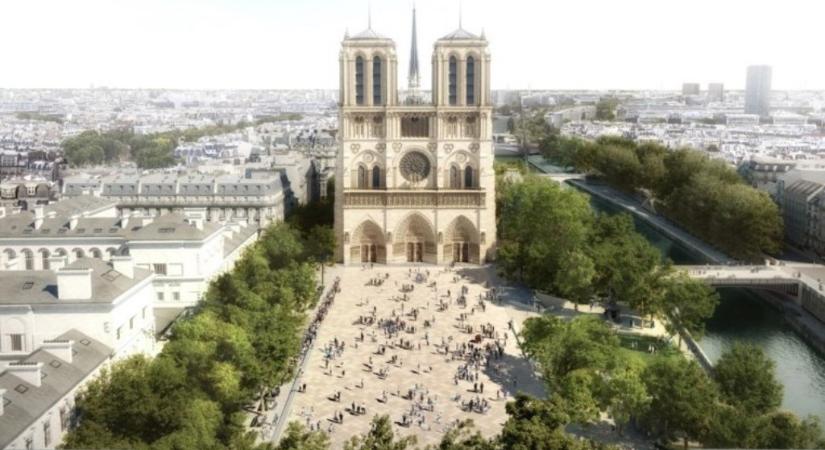 A tervek alapján elképesztően szépen alakítják át a Notre-Dame előtti teret