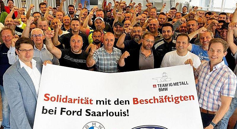 Kiállnak a BMW dolgozói a Ford munkásai mellett
