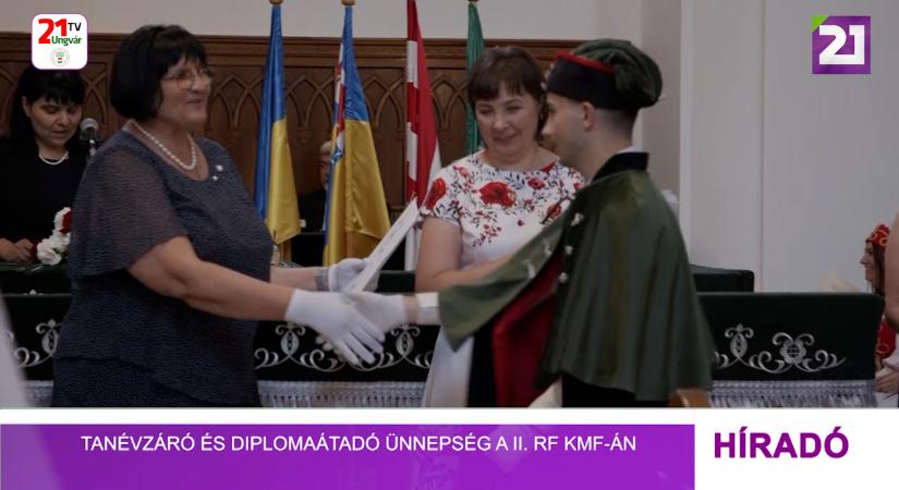 Tanévzáró és diplomaátadó ünnepség a II. Rákóczi Ferenc Kárpátaljai Magyar Főiskolán (videó)