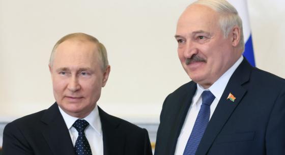 Putyin: A szankciók felgyorsítják Oroszország és Belarusz egyesülését