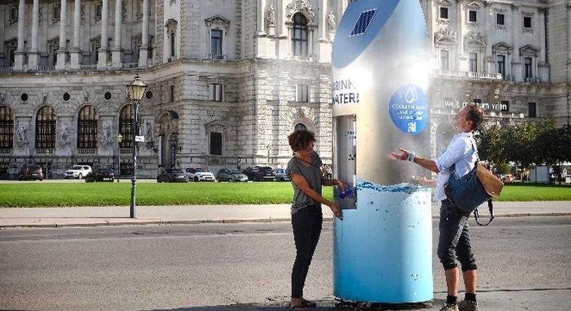 Így küzdenek Bécsben a hőség ellen