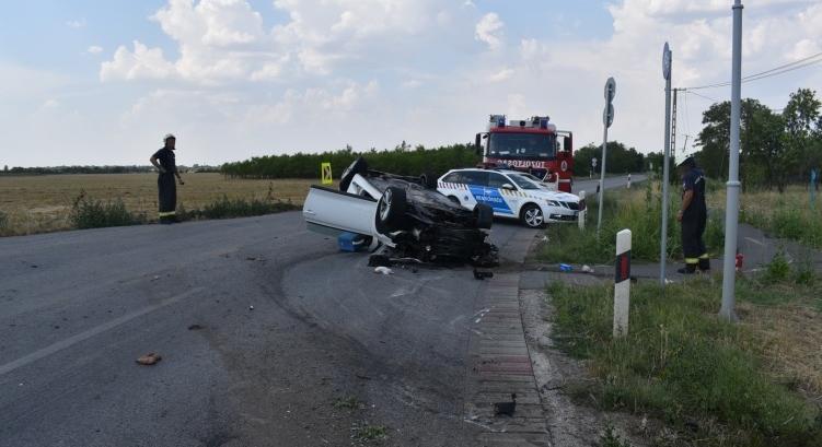 Közlekedési balesetnél helyszíneltek Szarvason és Körösújfalun