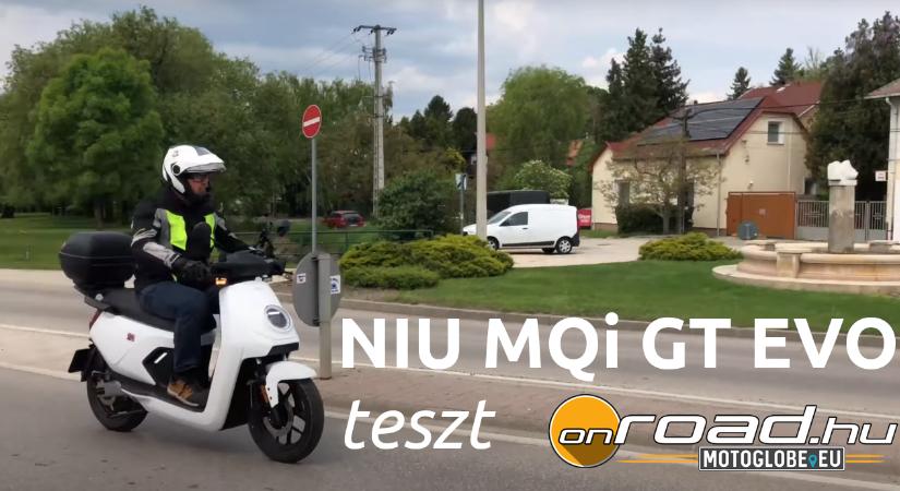 Felgyorsult villanyrobogó: Niu MQi GT EVO teszt