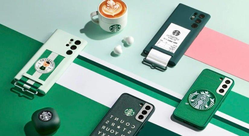 Limitált kiadású Starbucks tokok éreznek a Samsung Galaxy S22 szériára