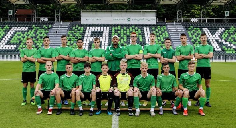 Az FC Ajka U17-es csapata csak egyszer kapott ki a bajnokságban