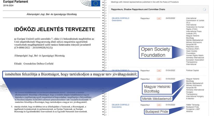 Az EP a nyílt társadalom hálózatával fosztaná meg hazánkat a forrásoktól