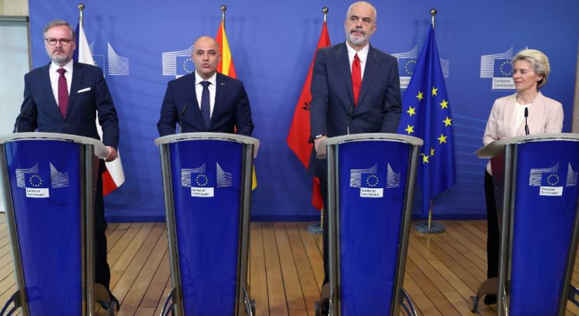 EU: megkezdődtek a csatlakozási tárgyalások Albániával és Észak-Macedóniával