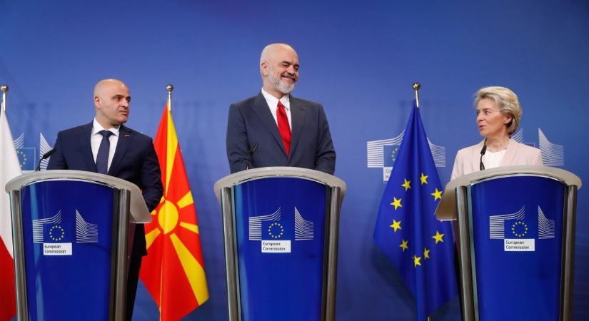 Megkezdődtek Albánia és Észak-Macedónia EU-csatlakozási tárgyalásai