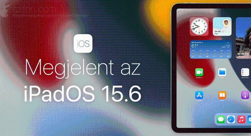 Megjelent az iPadOS 15.6 – fejlesztések, hibajavítások és biztonsági frissítések