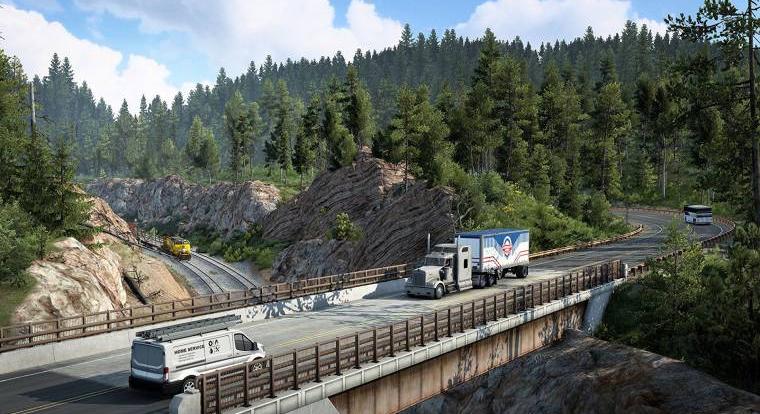 Gyönyörű helyszíneken utazhatunk át az American Truck Simulator legújabb kiegészítőjével