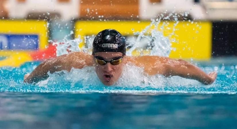 Úszás: a vásárhelyi Horváth Ákos ötödik lett a Nyári Európai Ifjúsági Olimpiai Fesztiválon