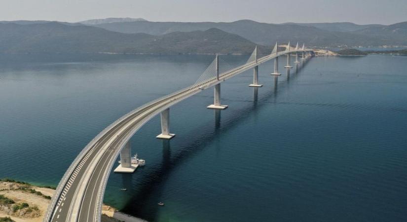 A Peljesac híd már működik Horvátországban