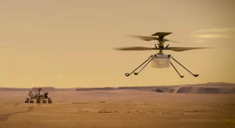 Két újabb minihelikopter jut el a Marsra
