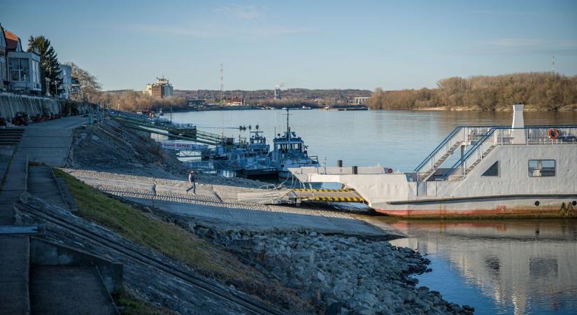 Kissé emelkedik a Duna vízszintje Mohácsnál