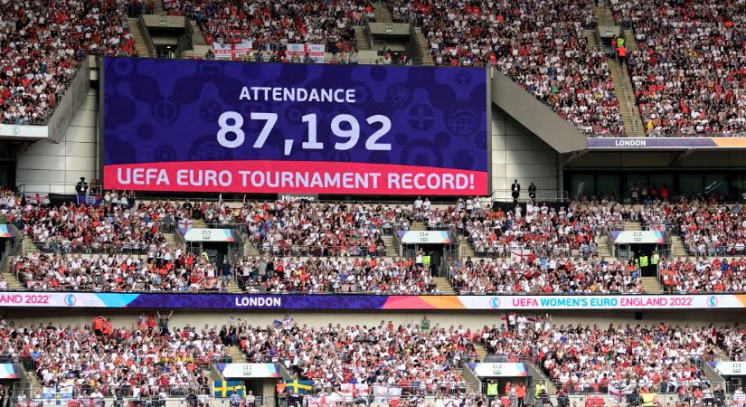 Több mint 87 ezer néző előtt az angolok nyerték a női futball-Eb-t