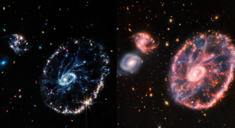 Újabb lenyűgöző képet készített a James Webb űrtávcső egy különleges gyűrűs galaxisról