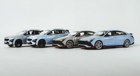 Miniatűr modelleket készít a Hyundai az N-autókból