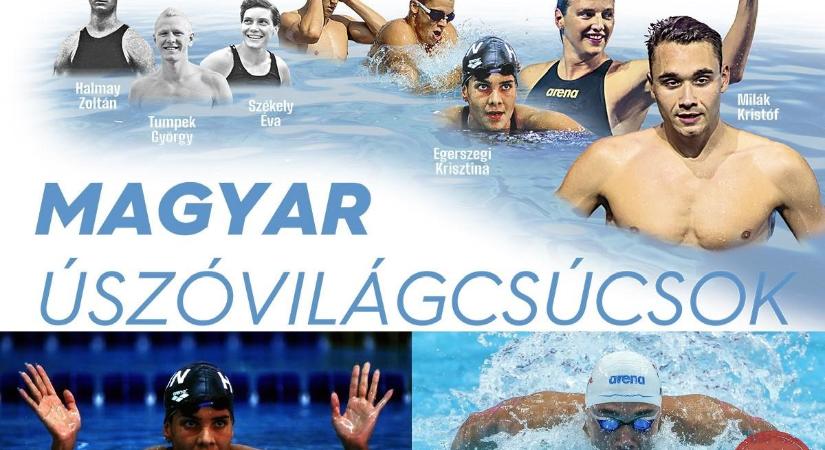 Rekordok a medencében – magyar úszóvilágcsúcsok Halmay Zoltántól Milák Kristófig