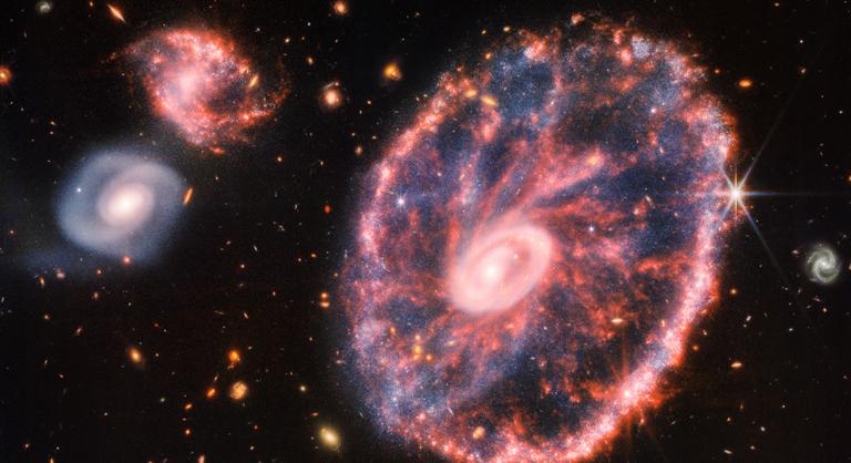 Lefotózta a Szekérgalaxist a James Webb űrteleszkóp