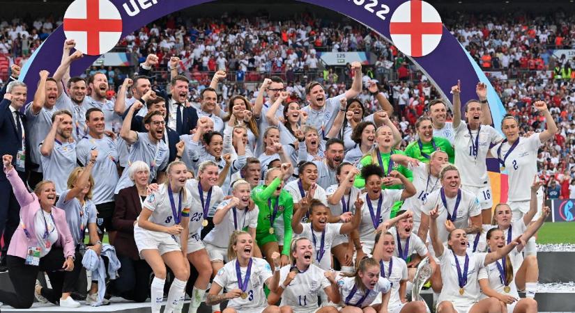 Női futball: az Eb-győztes angol válogatott már 4. a világranglistán