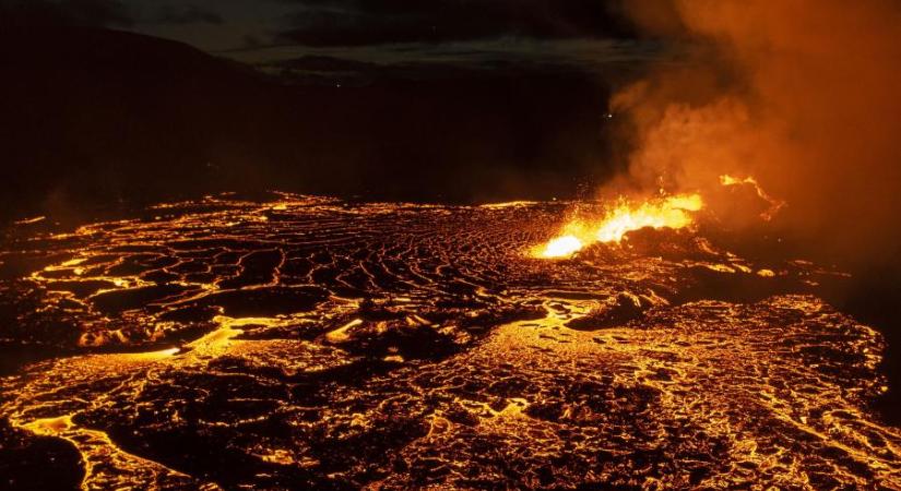 Kitört egy vulkán Izlandon