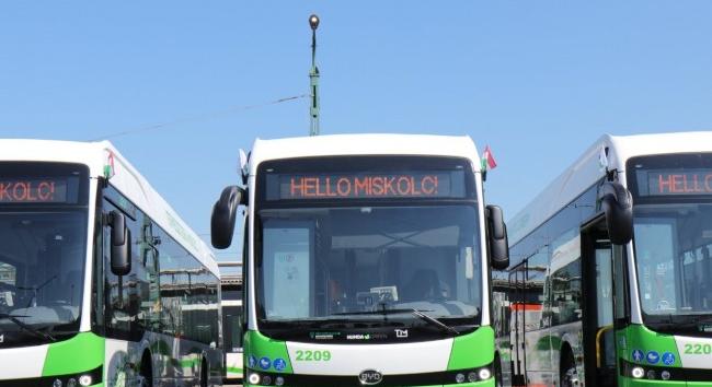 Tíz elektromos autóbusz Miskolcon