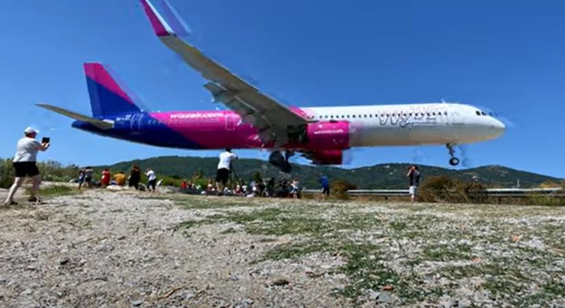 Rekordalacsonyra sikerült a Wizz Air megközelítése Skiathoson