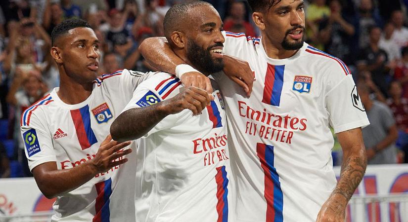 Ligue 1: Lacazette győzelmet érő góllal tért vissza a Lyonba