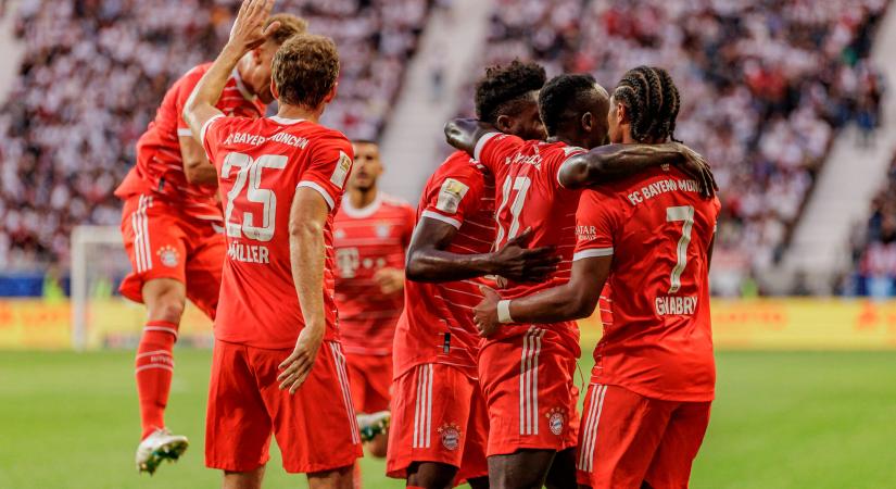 Topligák: Lewandowski nélkül is hat gólt lőtt idegenben a Bayern, győzelemmel nyitott az Arsenal is – eredmények, videók