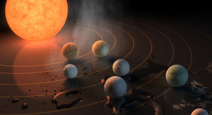 7 Föld-szerű bolygó is van a rendszerben, amit a James Webb elkezdett vizsgálni