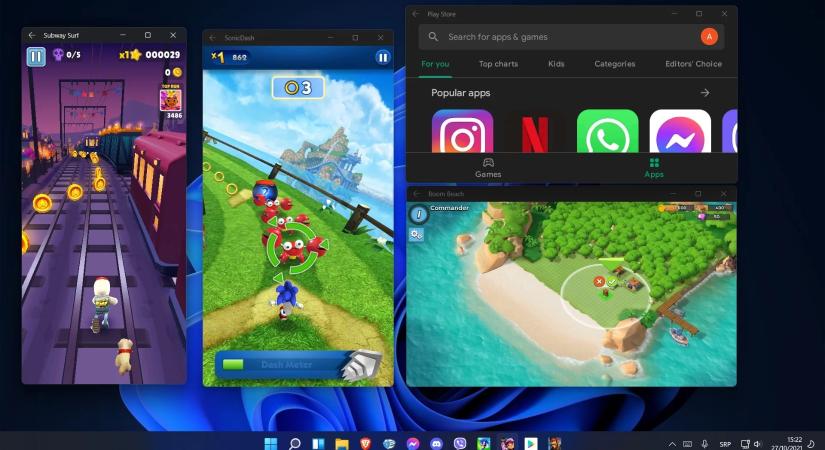 Az androidos gamerek is örülhetnek a Windows 11 frissítésének
