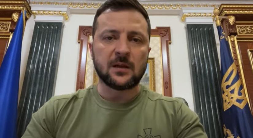Zelenszkij: Beszüntetjük a tárgyalásokat, ha az oroszok népszavazást tartanak (videó)