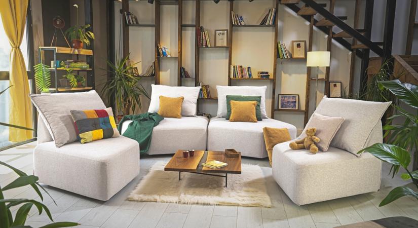 Moduláris kanapék: alakítsd át nappalidat pár mozdulattal
