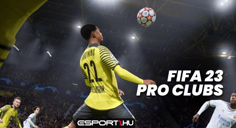 Mi változik a FIFA 23 Pro Clubsban?