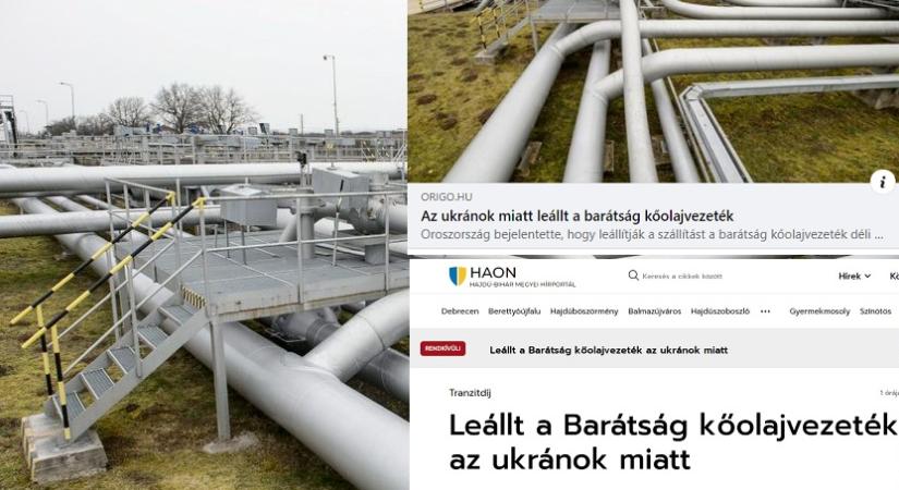 Napok óta egyáltalán nem érkezik kőolaj hazánkba Oroszország felől, a kormánymédia Ukrajna ellen hergel