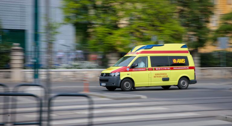 Háromhetes csecsemőhöz riasztották a mentőket Gödöllőn