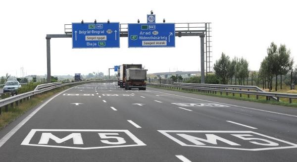 Baleset miatt lezárták az M5-ös autópálya Szeged felé vezető oldalát Balástyánál