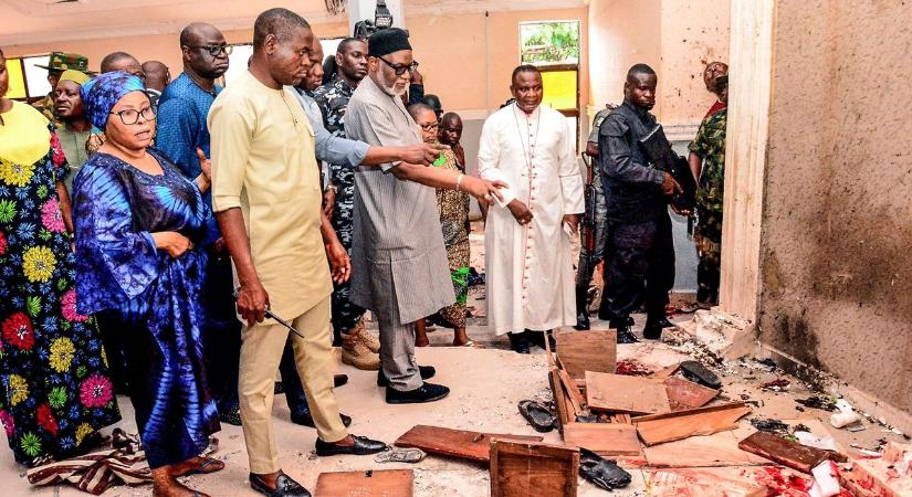 Letartóztatták a nigériai templomi mészárlás gyanúsítottjait