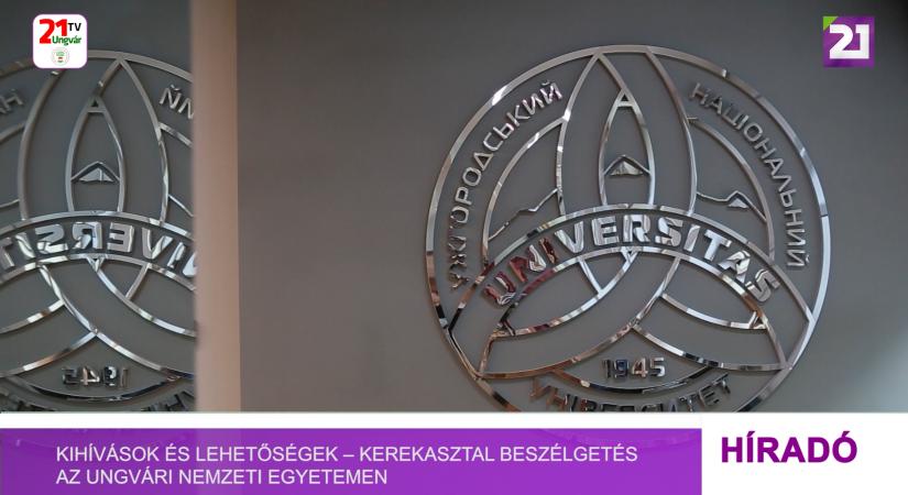 Kihívások és lehetőségek – kerekasztal beszélgetés az Ungvári Nemzeti Egyetemen (videó)