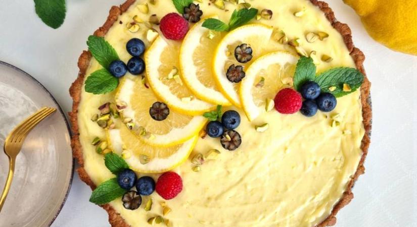 Isteni vegán citromos pite: a roppanós és krémes textúrák összhangja