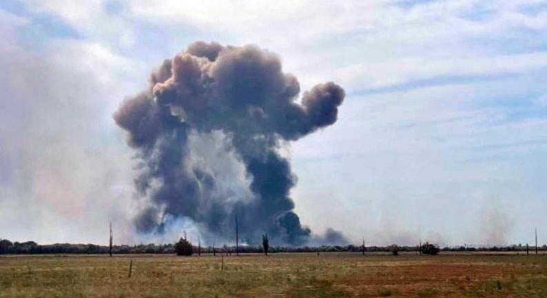 Ukrán jelentések szerint legalább kilenc orosz harci gépet semmisítettek meg egy krími támaszponton