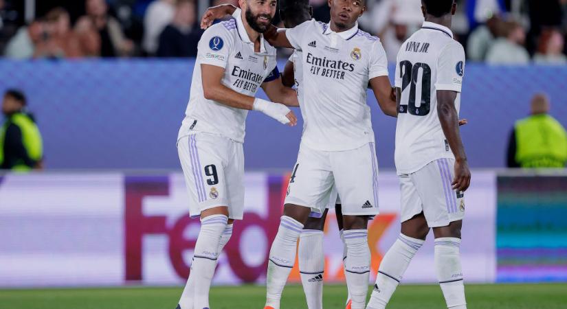 Európai Szuperkupa: ötödször is elhódította a kupát a Real Madrid – videóval