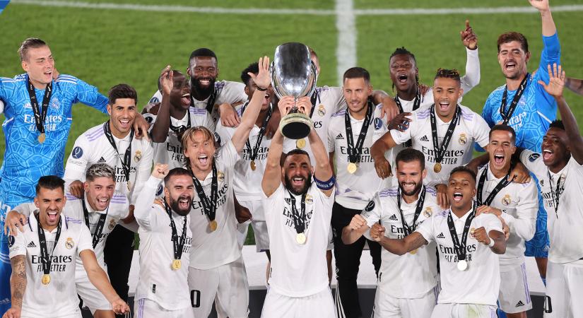 Az európai Szuperkupát is megnyerte a Real Madrid