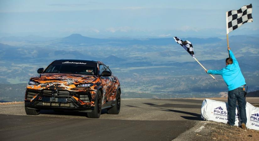 SUV-rekordot futott a Lamborghini a Pikes Peak-en, csak azt nem tudjuk, milyen autóval