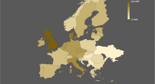 Meglepően olcsó az áram Norvégiában és Luxemburgban, rosszul jártak a csehek és a görögök - térképen az európai energiaárak
