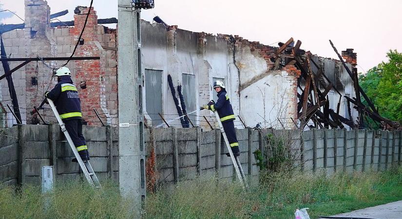 Hatalmas éjjeli tűz Magyarbánhegyesen: lángokban állt egy faipari üzem – Galériával