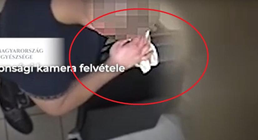 Videó: ellopta a Covid-tesztelés árát az esztergomi orvosi rendelő takarítója